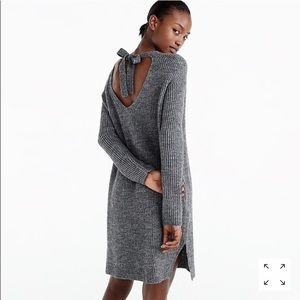 NWT J. Crew Open-Back Sweater Dress